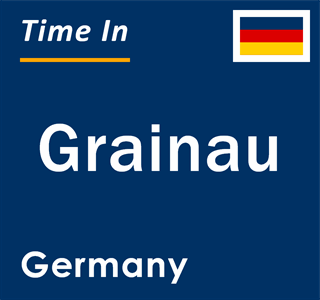 Current local time in Grainau, Germany