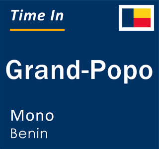 Current local time in Grand-Popo, Mono, Benin