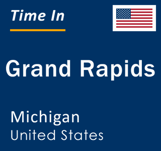 Current local time in Grand Rapids, Michigan, United States