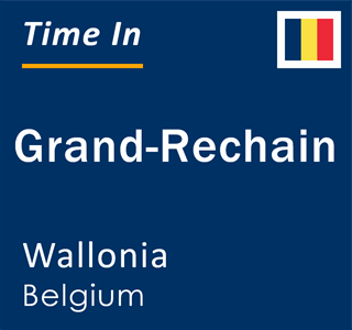 Current local time in Grand-Rechain, Wallonia, Belgium