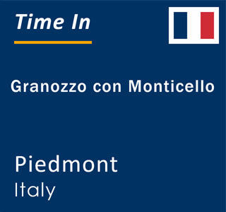 Current local time in Granozzo con Monticello, Piedmont, Italy