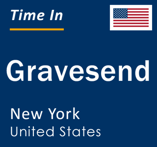 Current local time in Gravesend, New York, United States