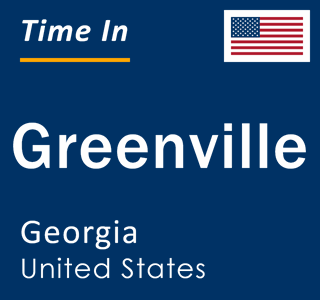 Current local time in Greenville, Georgia, United States