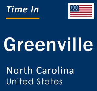 Current local time in Greenville, North Carolina, United States