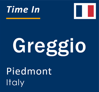 Current local time in Greggio, Piedmont, Italy