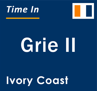 Current local time in Grie II, Ivory Coast