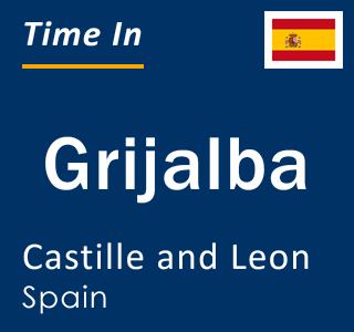 Current local time in Grijalba, Castille and Leon, Spain