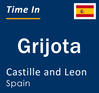 Current local time in Grijota, Castille and Leon, Spain