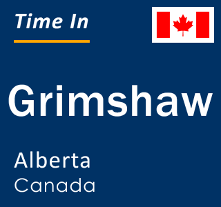 Current local time in Grimshaw, Alberta, Canada