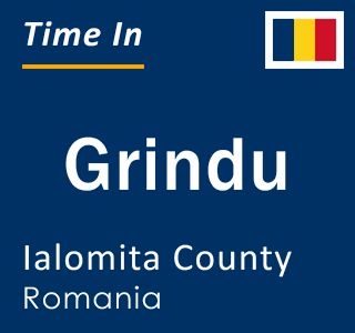 Current local time in Grindu, Ialomita County, Romania