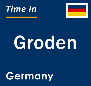 Current local time in Groden, Germany