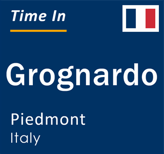 Current local time in Grognardo, Piedmont, Italy