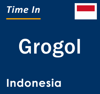 Current local time in Grogol, Indonesia