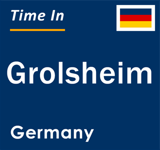 Current local time in Grolsheim, Germany