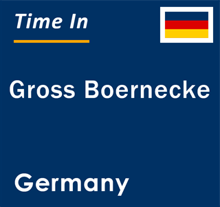 Current local time in Gross Boernecke, Germany