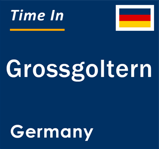 Current local time in Grossgoltern, Germany