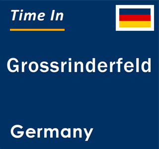 Current local time in Grossrinderfeld, Germany