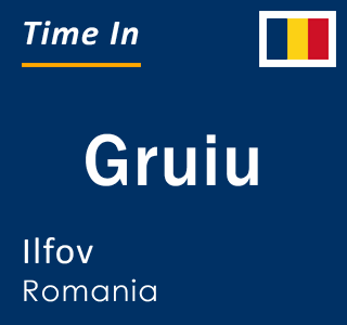 Current local time in Gruiu, Ilfov, Romania