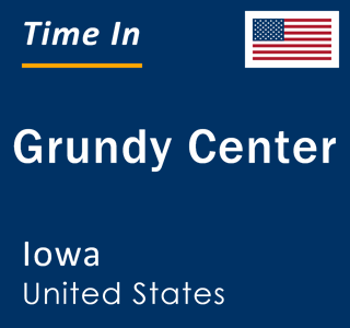 Current local time in Grundy Center, Iowa, United States