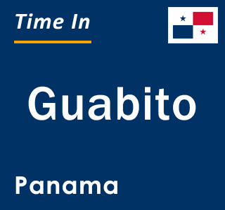 Current local time in Guabito, Panama