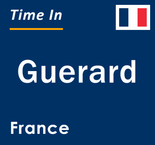 Current local time in Guerard, France