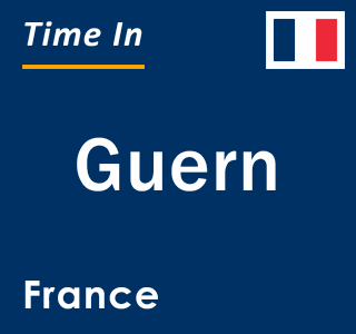 Current local time in Guern, France