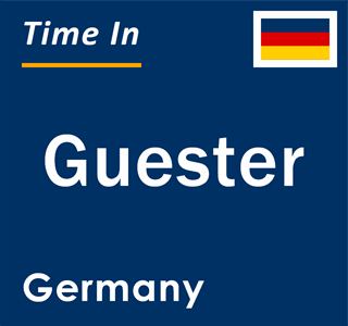 Current local time in Guester, Germany