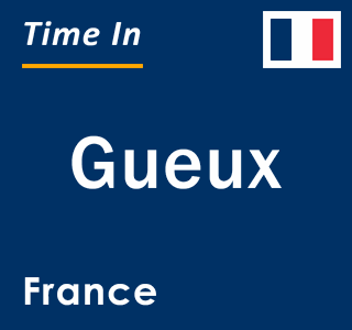 Current local time in Gueux, France