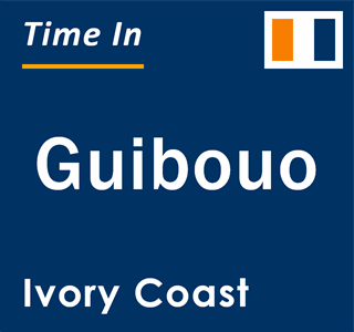 Current local time in Guibouo, Ivory Coast