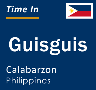 Current local time in Guisguis, Calabarzon, Philippines