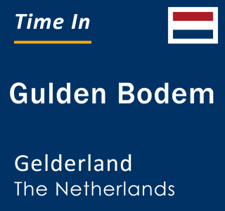 Current local time in Gulden Bodem, Gelderland, The Netherlands