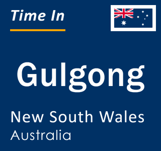 Current local time in Gulgong, New South Wales, Australia