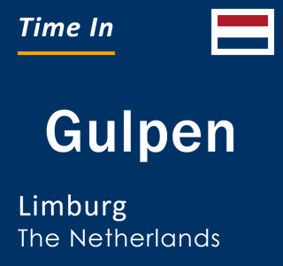 Current local time in Gulpen, Limburg, The Netherlands