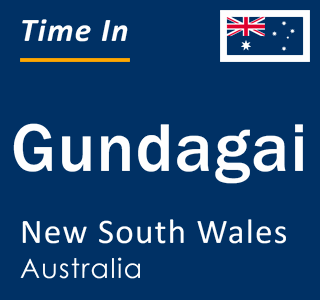 Current local time in Gundagai, New South Wales, Australia