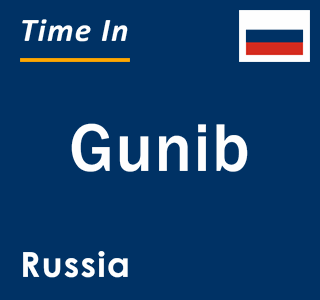 Current local time in Gunib, Russia