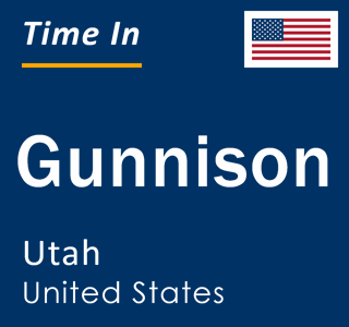 Current local time in Gunnison, Utah, United States