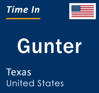 Current local time in Gunter, Texas, United States