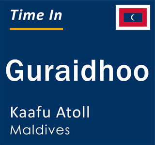 Current local time in Guraidhoo, Kaafu Atoll, Maldives