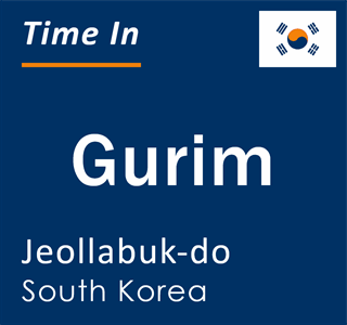 Current local time in Gurim, Jeollabuk-do, South Korea