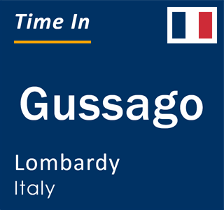 Current local time in Gussago, Lombardy, Italy