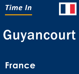 Current local time in Guyancourt, France