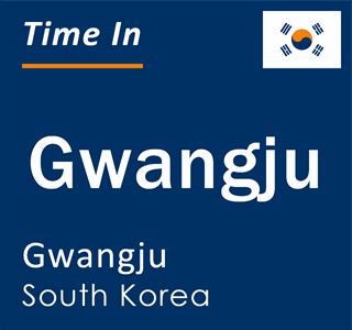 Current local time in Gwangju, Gwangju, South Korea