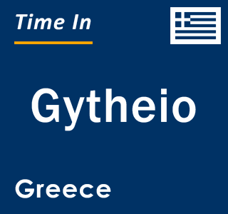 Current local time in Gytheio, Greece