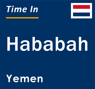 Current local time in Hababah, Yemen