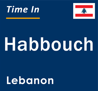 Current local time in Habbouch, Lebanon