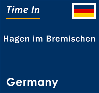 Current local time in Hagen im Bremischen, Germany