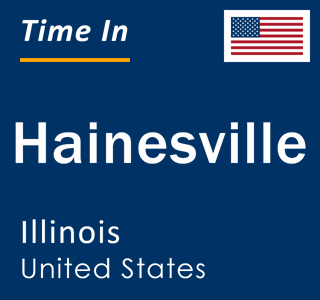 Current local time in Hainesville, Illinois, United States