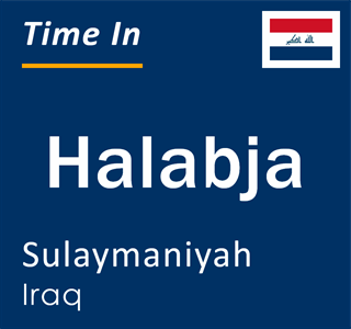 Current local time in Halabja, Sulaymaniyah, Iraq