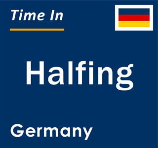 Current local time in Halfing, Germany