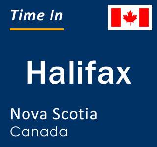 Current local time in Halifax, Nova Scotia, Canada